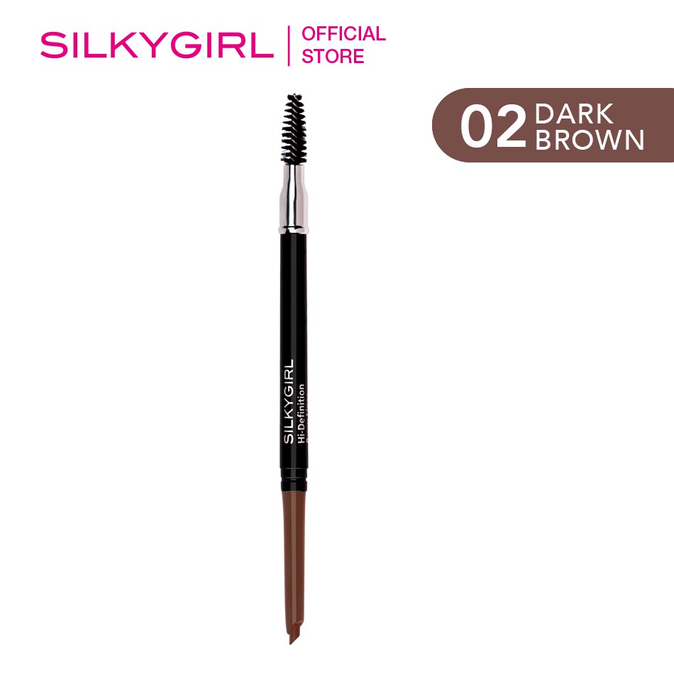 Chì Kẻ Mày 2 Đầu Silkygirl Nâu Tro 03 Ash Brown 0.35g