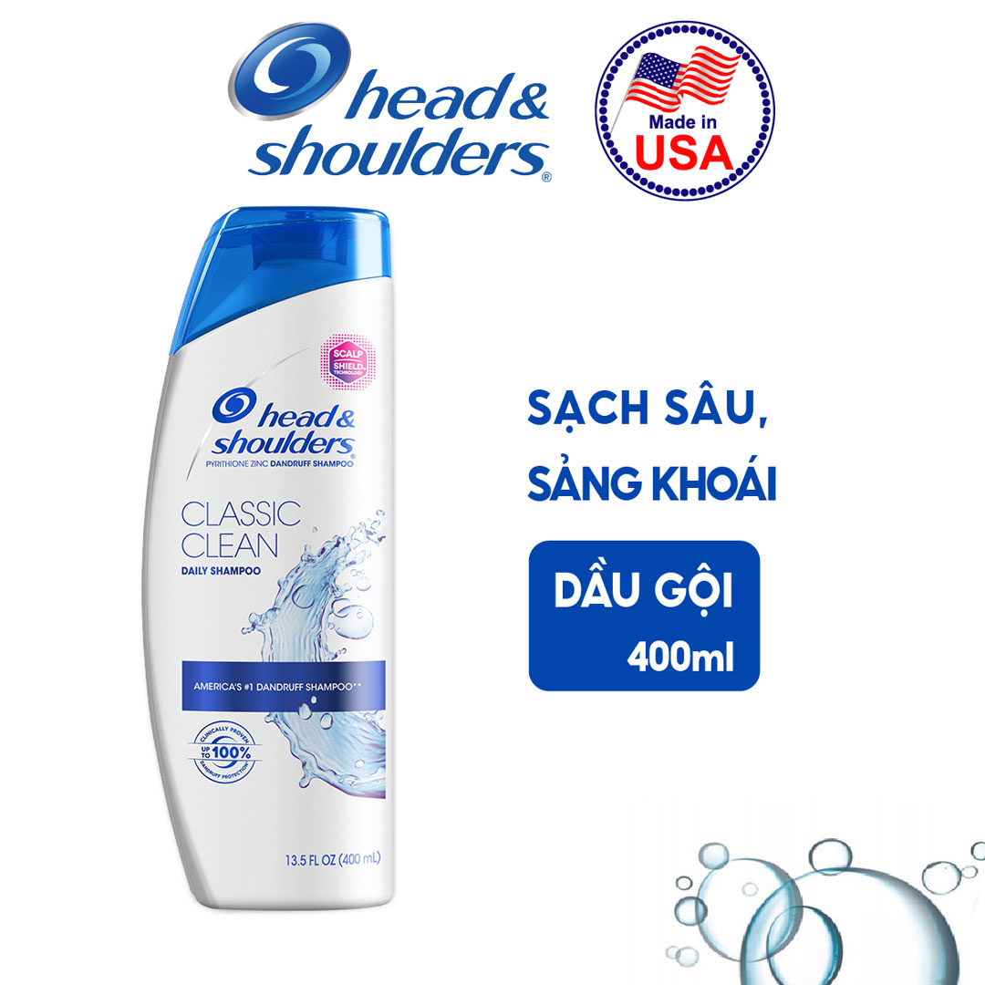 Dầu Gội Head & Shoulders Sạch Sâu Sảng Khoái 400ml