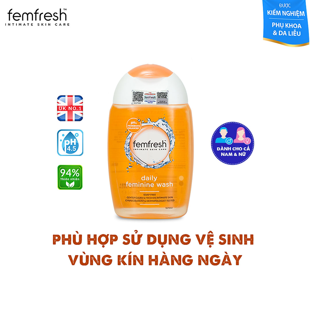 Dung Dịch Vệ Sinh Phụ Nữ Femfresh Cao Cấp Làm Dịu Da 250ml