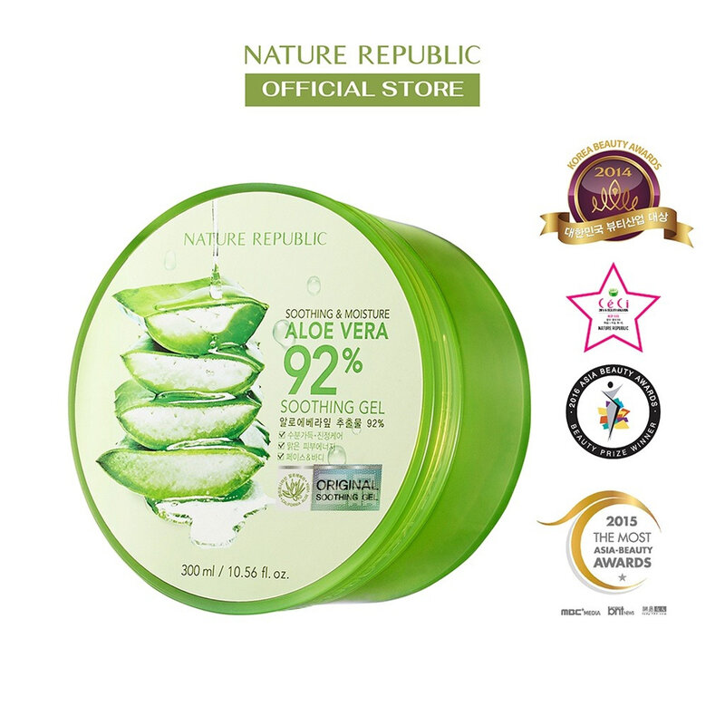 Gel Dưỡng Ẩm Nature Republic Chiết Xuất Lô Hội 300ml