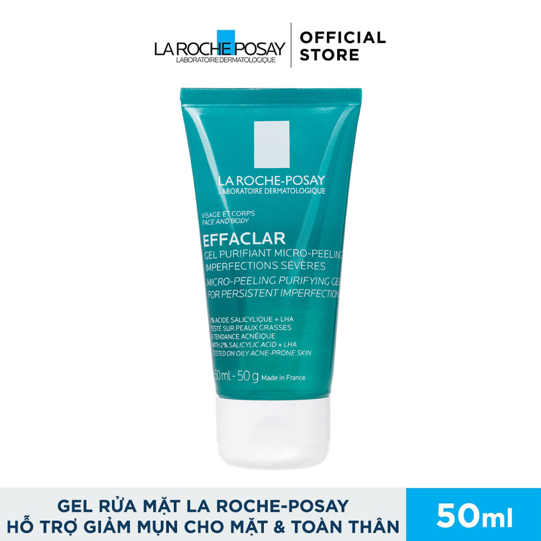 Gel Rửa Mặt & Tắm La Roche-Posay Làm Sạch & Giảm Mụn 400ml