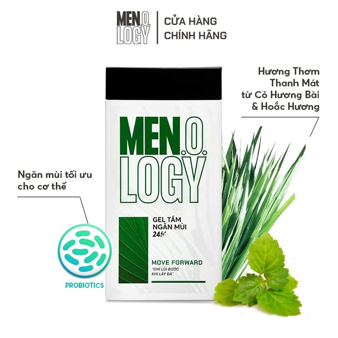 Gel Tắm Ngăn Mùi 24h MEN.O.LOGY Move Forward 630ml