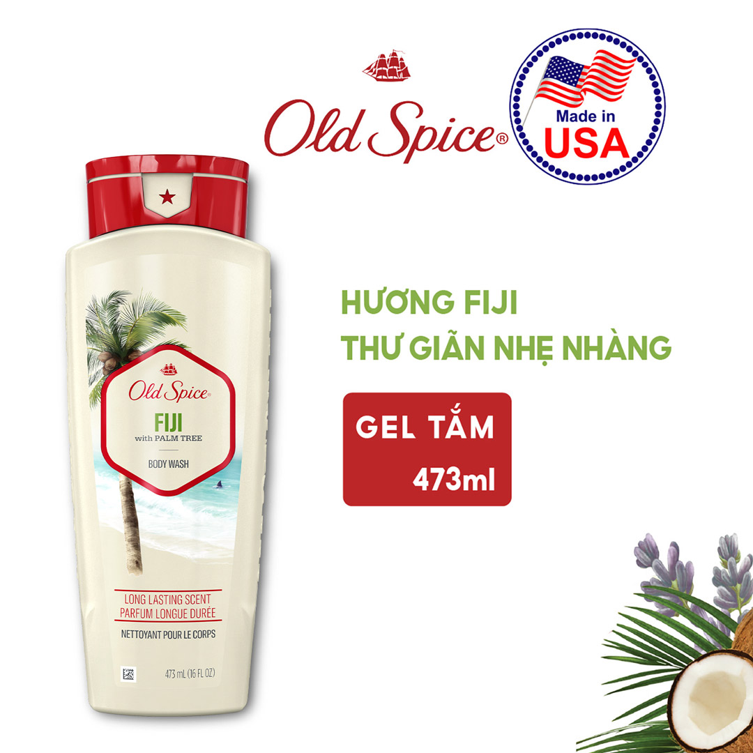 Gel Tắm Old Spice Hương Bearglove Mạnh Mẽ Và Bản Lĩnh 473ml