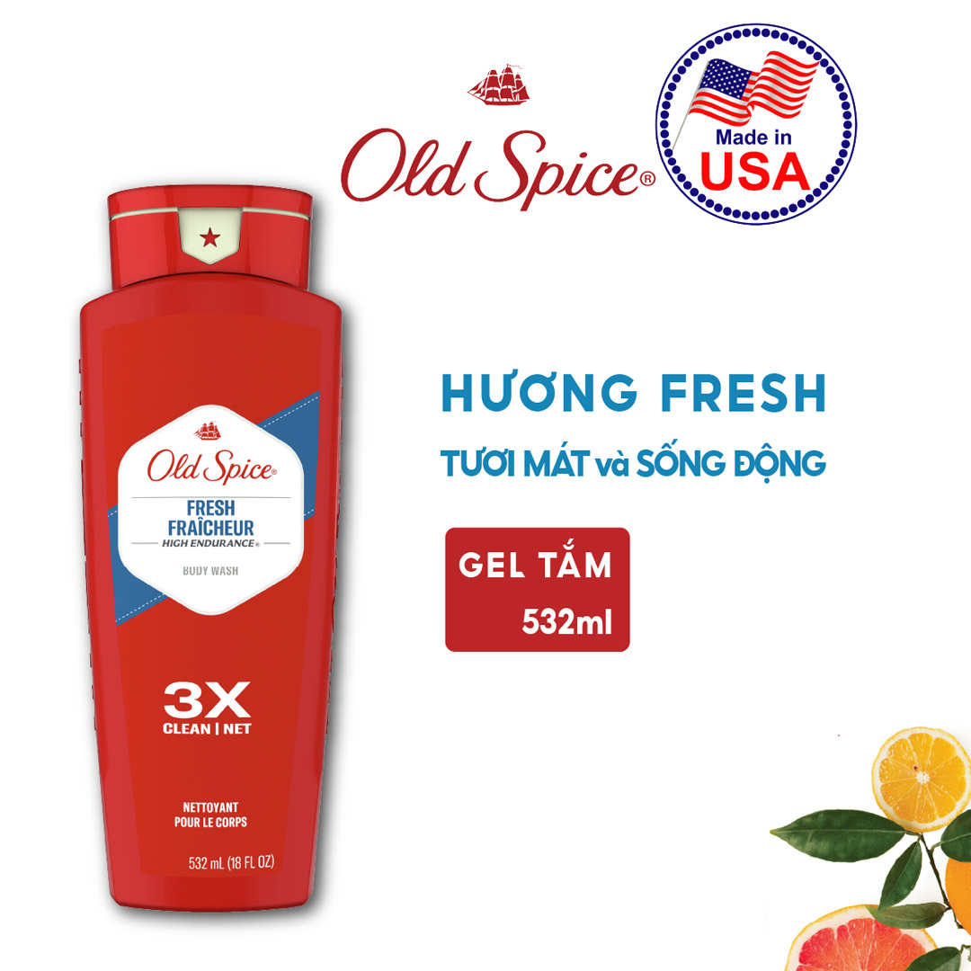 Sữa Tắm Old Spice High Endurance 532ml