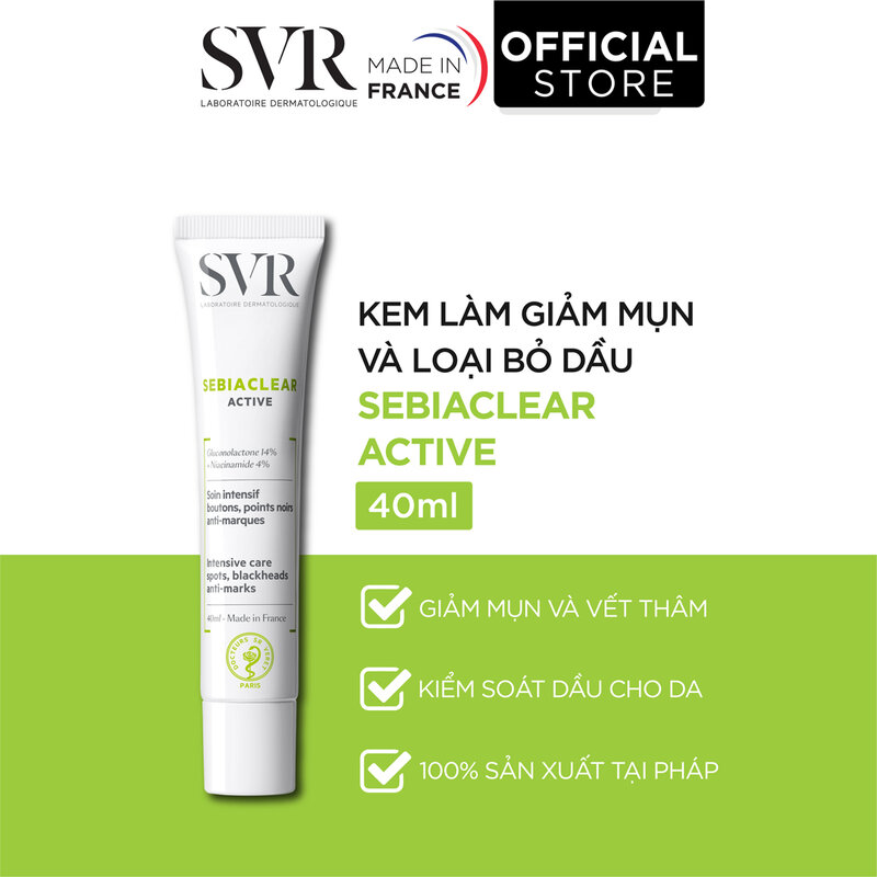 Kem Dưỡng SVR Làm Giảm Mụn & Giúp Loại Bỏ Dầu Cho Da 40ml
