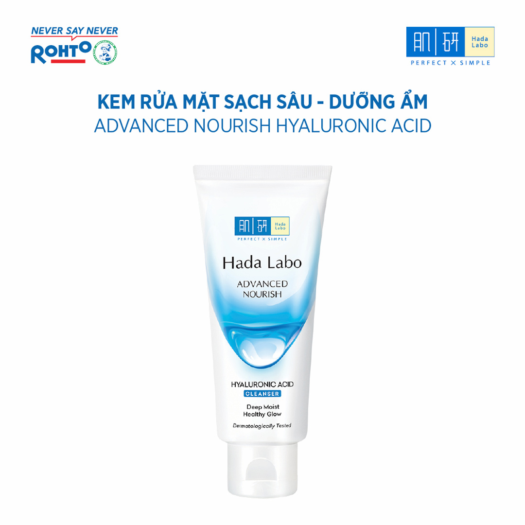 Kem Rửa Mặt Hada Labo Sạch Sâu Dưỡng Ẩm 80g