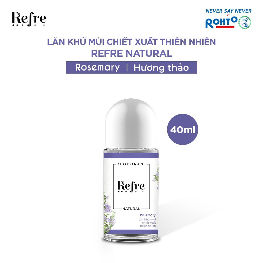 Lăn Khử Mùi Refre Natural 40ml