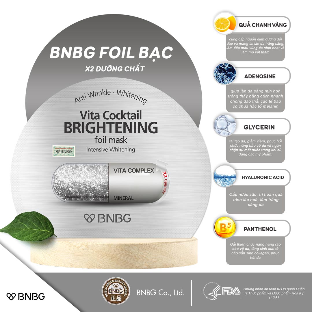 Mặt Nạ BNBG Dưỡng Săn Chắc Da, Ngăn Ngừa Lão Hóa 30ml