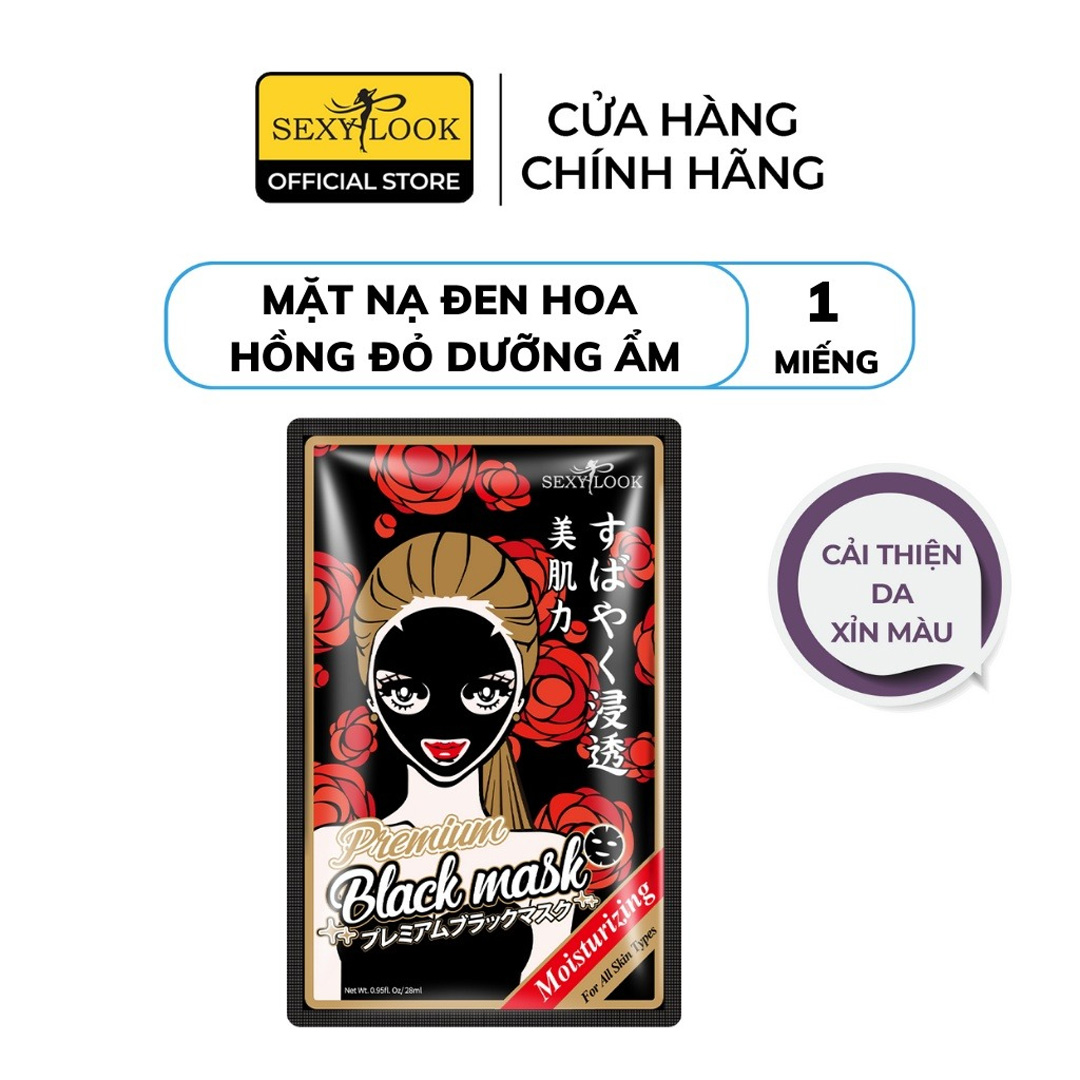 Mặt Nạ Đen Dưỡng Da Sexylook Black Facial Mask 28ml