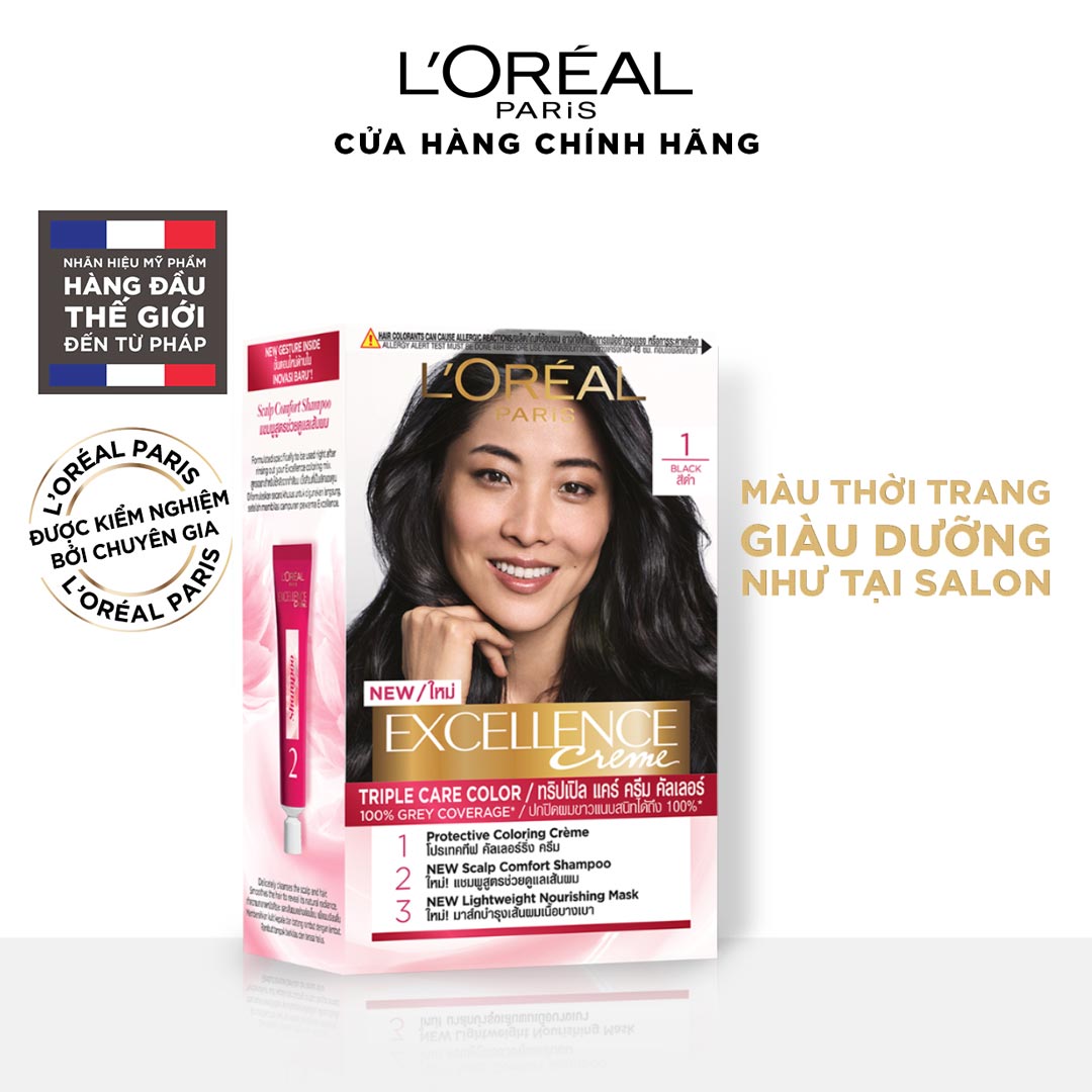 Màu Nhuộm L'Oreal Dưỡng Tóc Phủ Bạc172ml