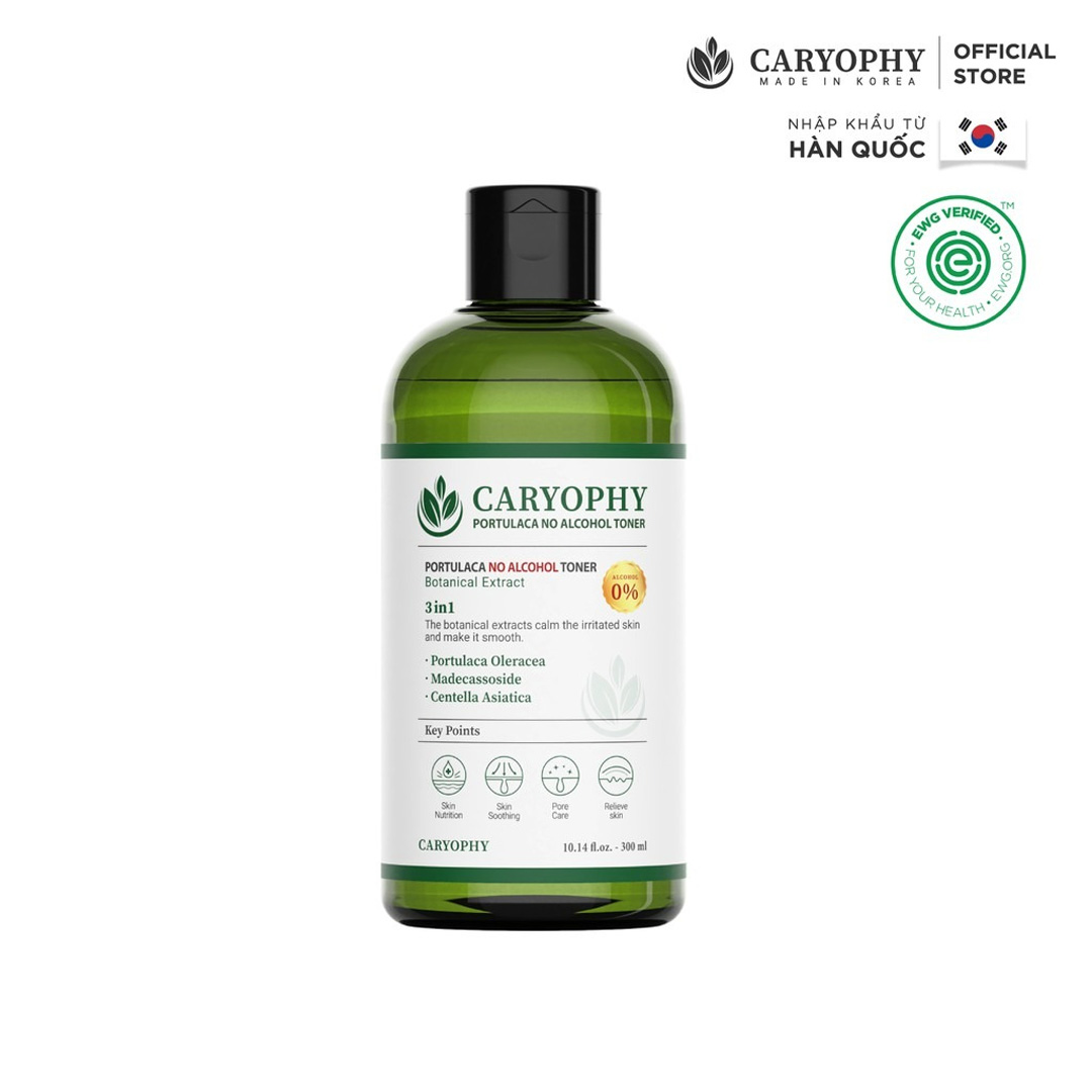 Nước Hoa Hồng Caryophy Ngừa Mụn Kiềm Dầu Giảm Thâm 300ml