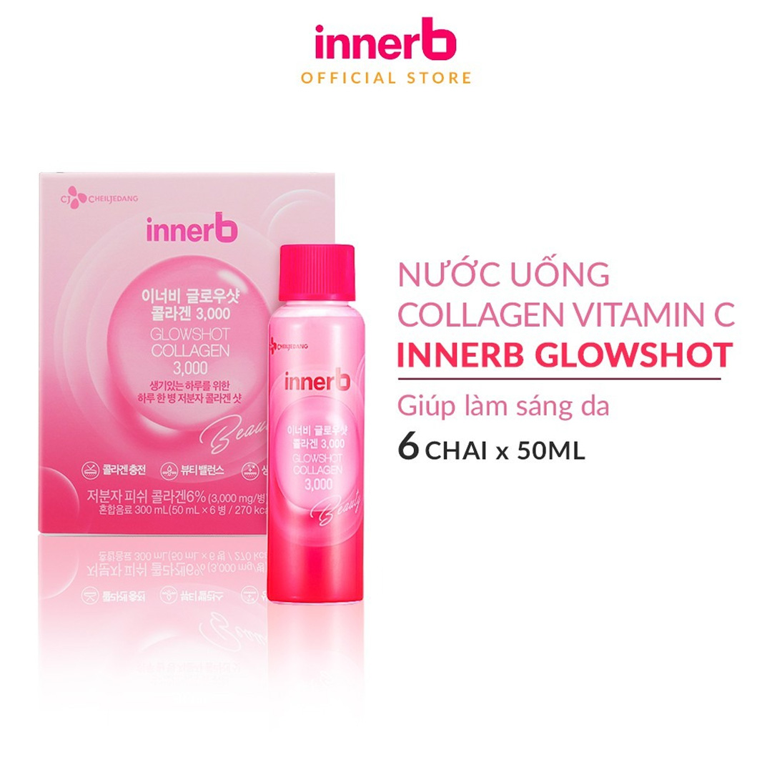 Combo 4 Hộp Nước Uống InnerB Collagen Vitamin C Sáng Da 