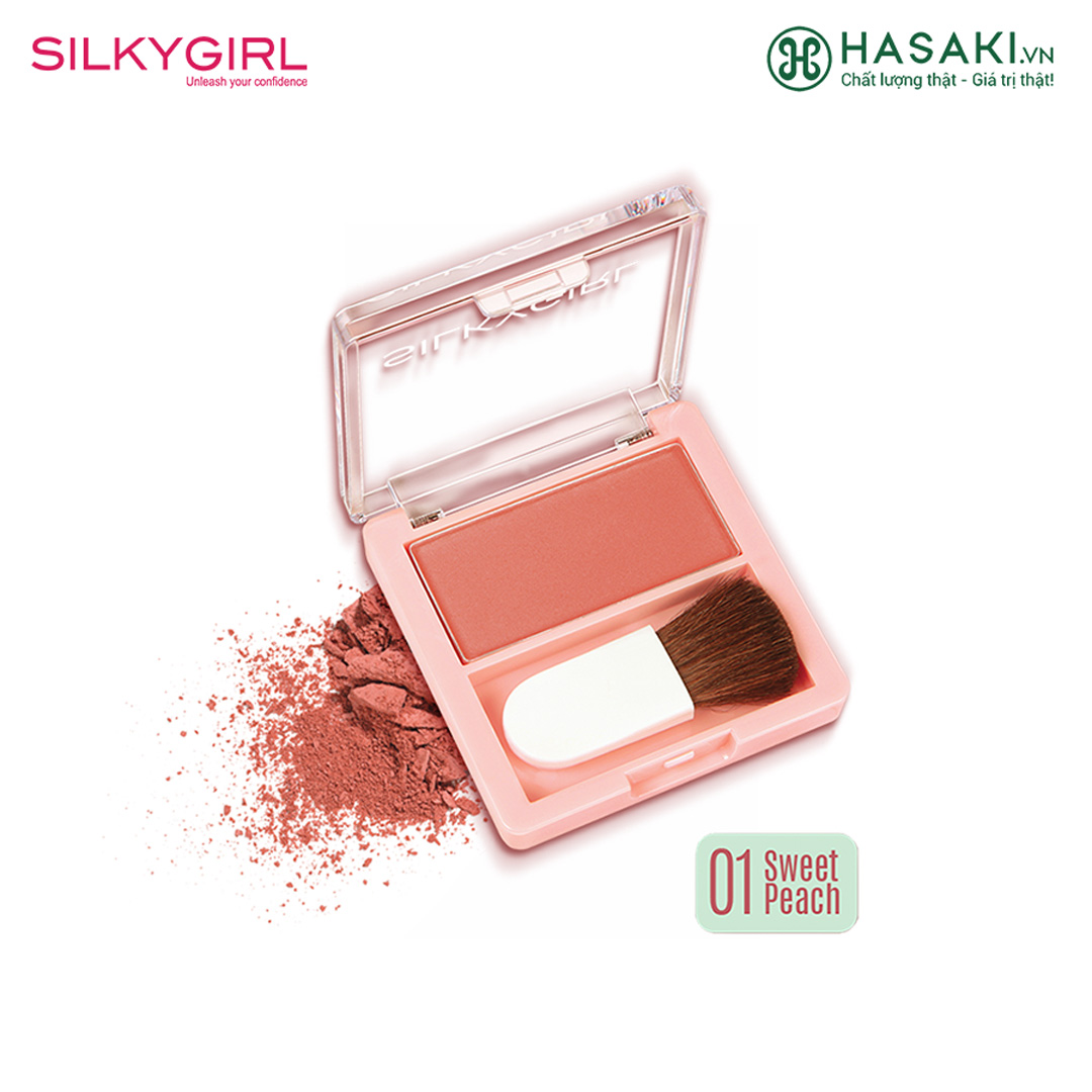 Phấn Má Hồng Silkygirl 02 Hồng Đào Ngọt Ngào