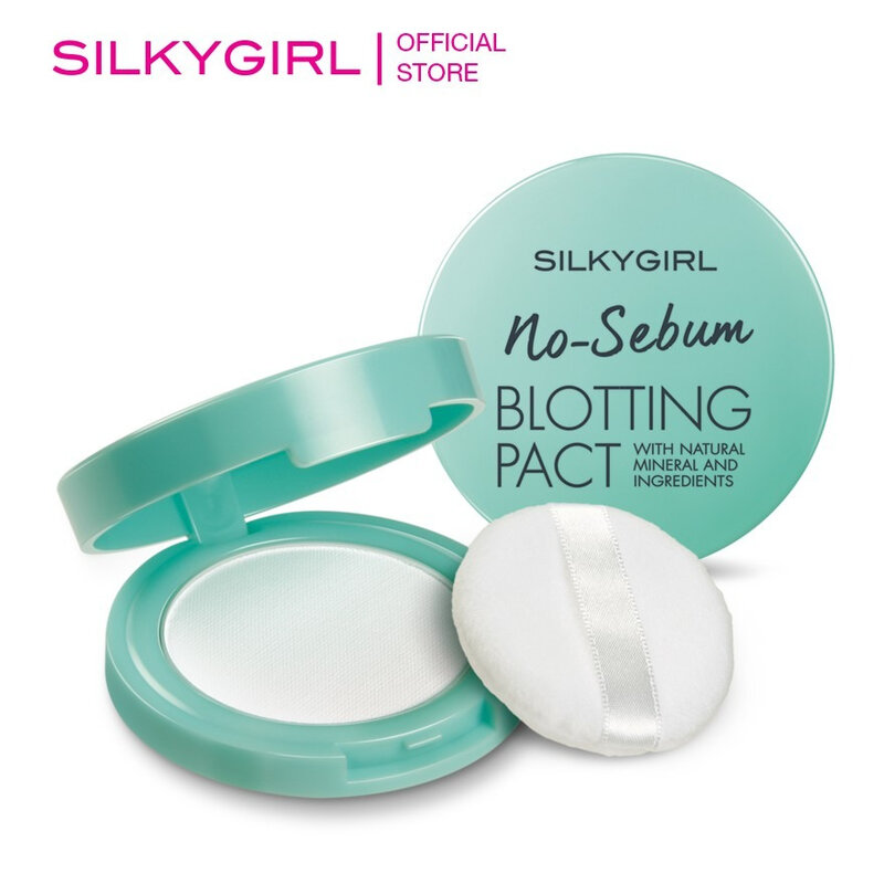 Phấn Phủ Silkygirl Khoáng Kiềm Dầu Dạng Nén Không Màu 7g