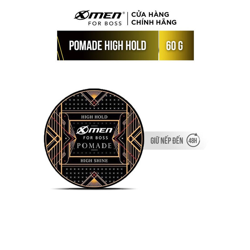 Pomade Tạo Kiểu Tóc X-Men For Boss High Hold Dày Bồng 60g