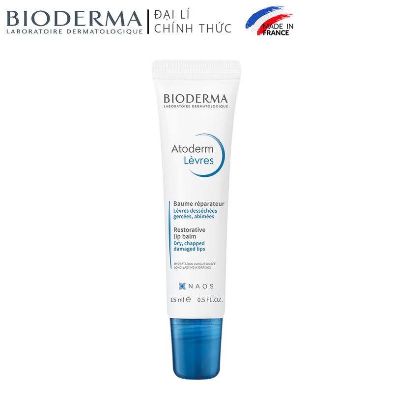 Son Dưỡng Bioderma Làm Dịu Môi Khô Nứt Nẻ, Tổn Thương 15ml