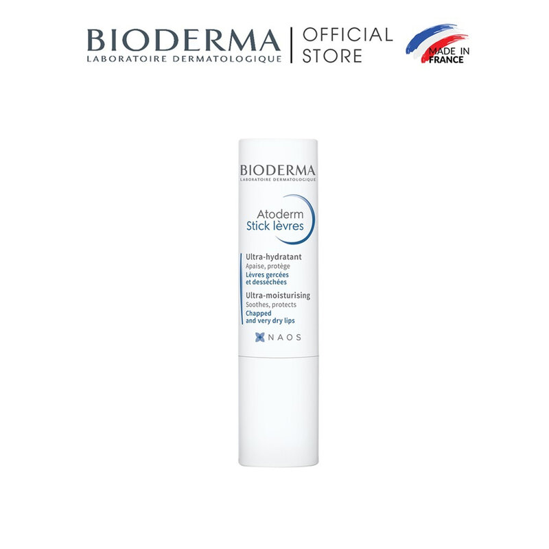 Son Dưỡng Bioderma Dạng Sáp Làm Dịu Môi Khô, Nứt Nẻ 4g