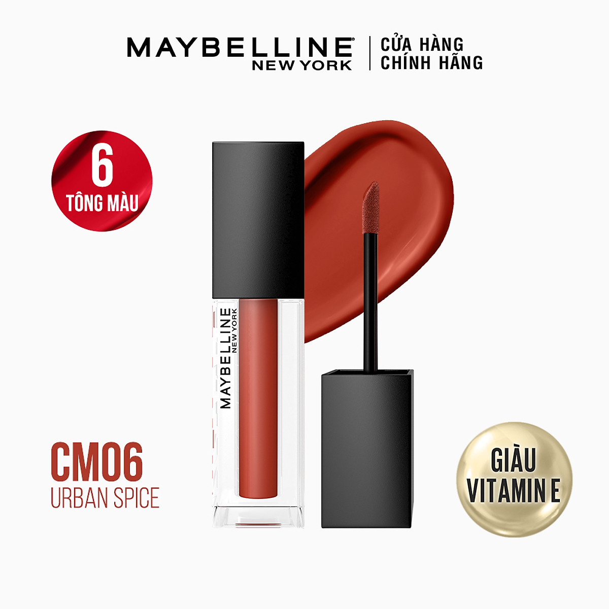 Son Kem Maybelline Mịn Lì Như Nhung 6.4ml