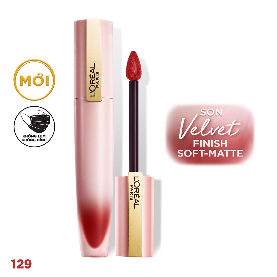 Son Mịn Lì L'Oréal Paris Chiffon Signature 227 Đỏ Nâu 7ml