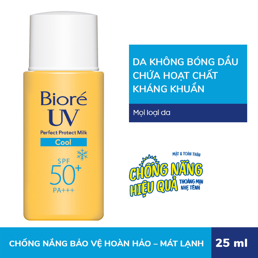 Sữa Chống Nắng Bảo Vệ Hoàn Hảo Bioré UV Perfect Protect Milk SPF50/PA