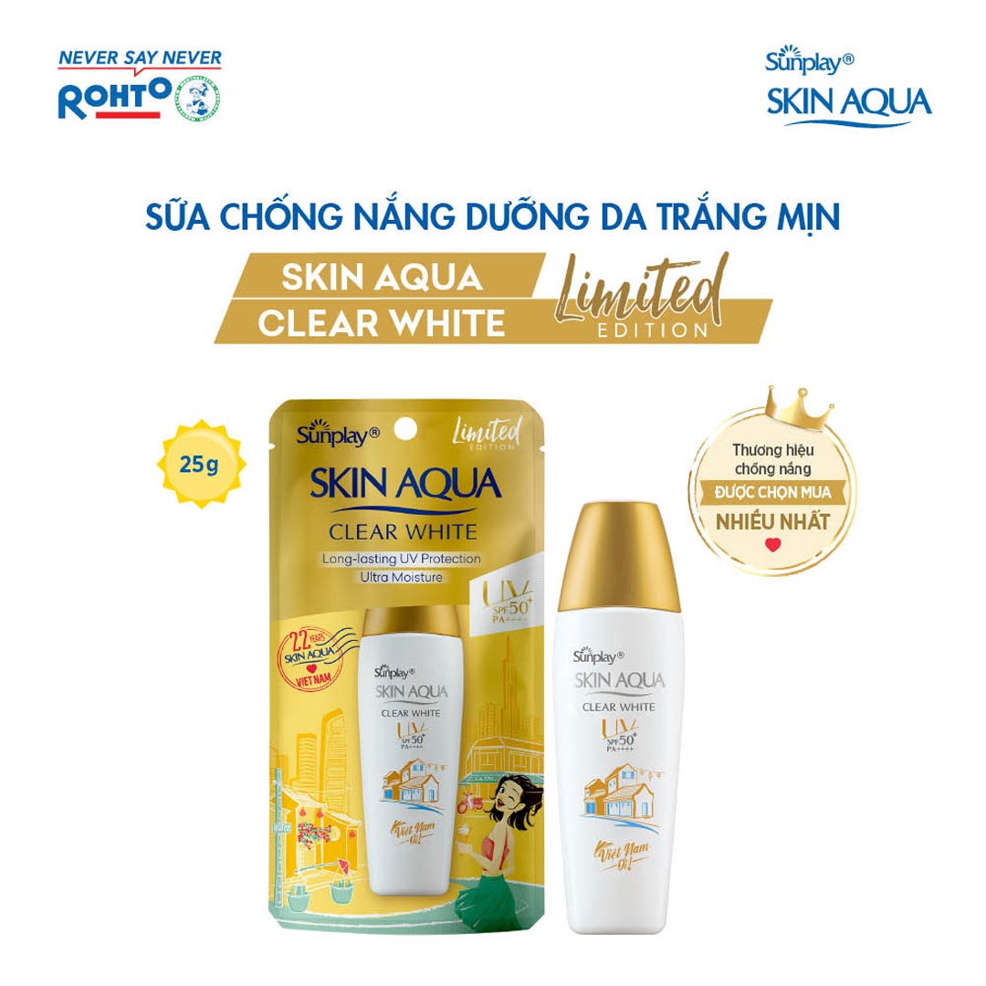 Sữa Chống Nắng Sunplay Skin Aqua Dưỡng Da Sáng Mịn 25g