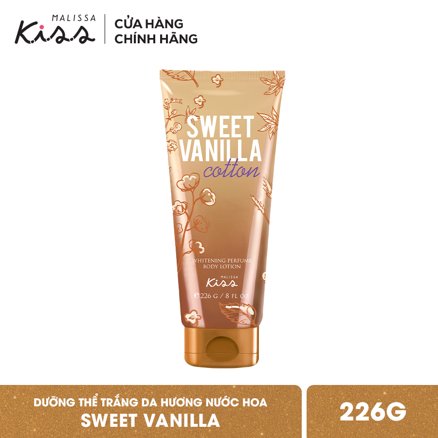 Sữa Dưỡng Thể Malissa Kiss Sáng Da 226g