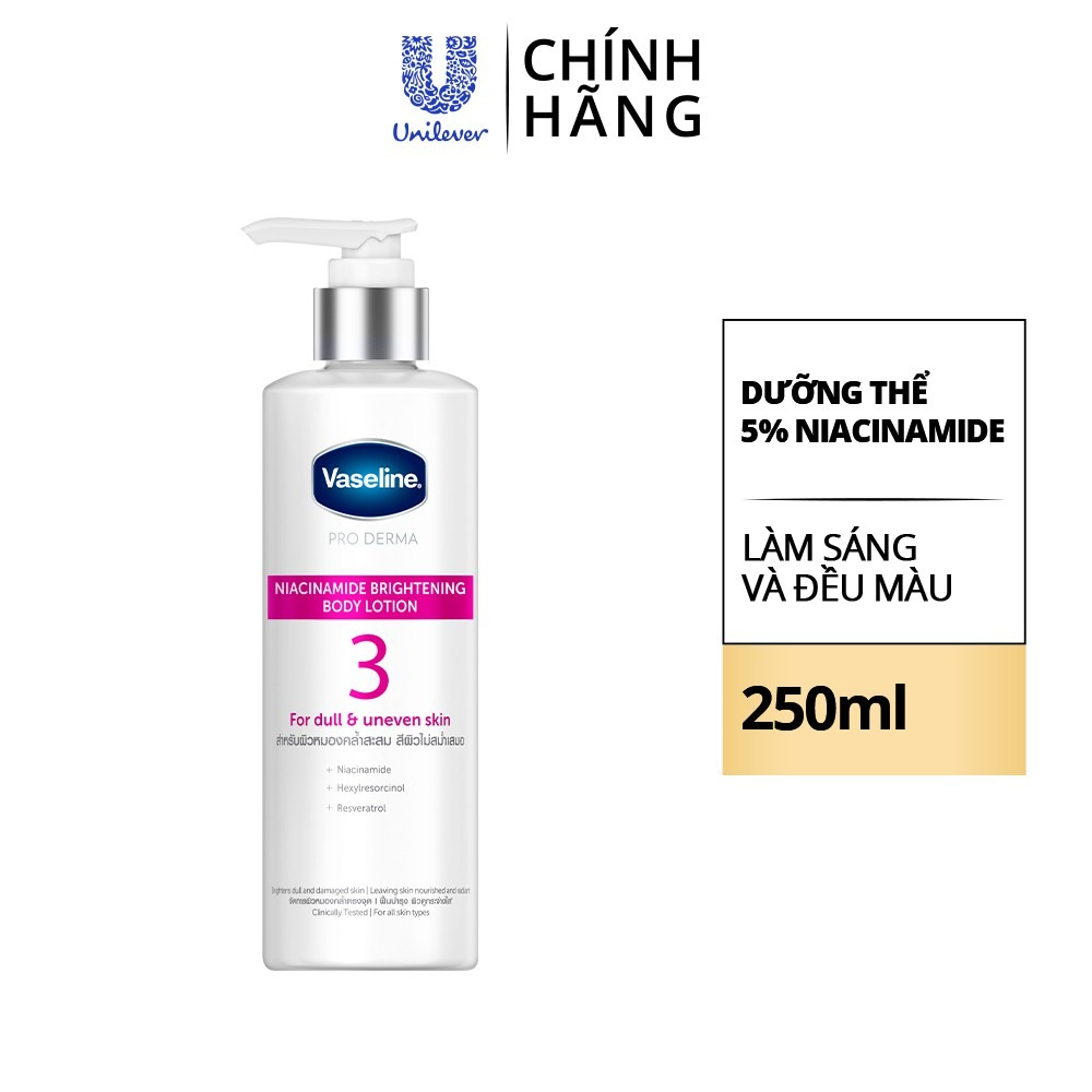 Sữa Dưỡng Thể Vaseline Làm Mịn Da Với 5.5% AHA 250ml