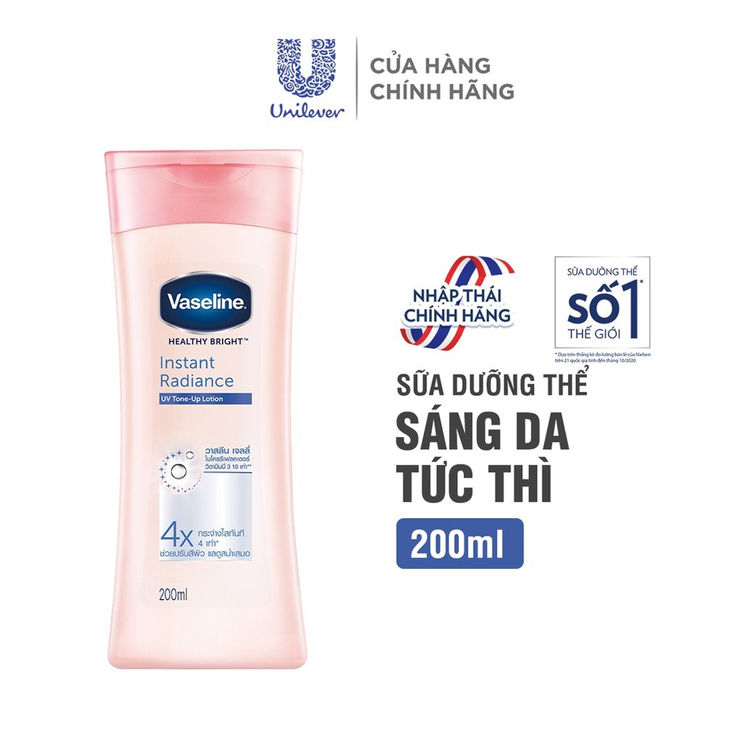 Sữa Dưỡng Thể Vaseline Healthy Bright 200ml