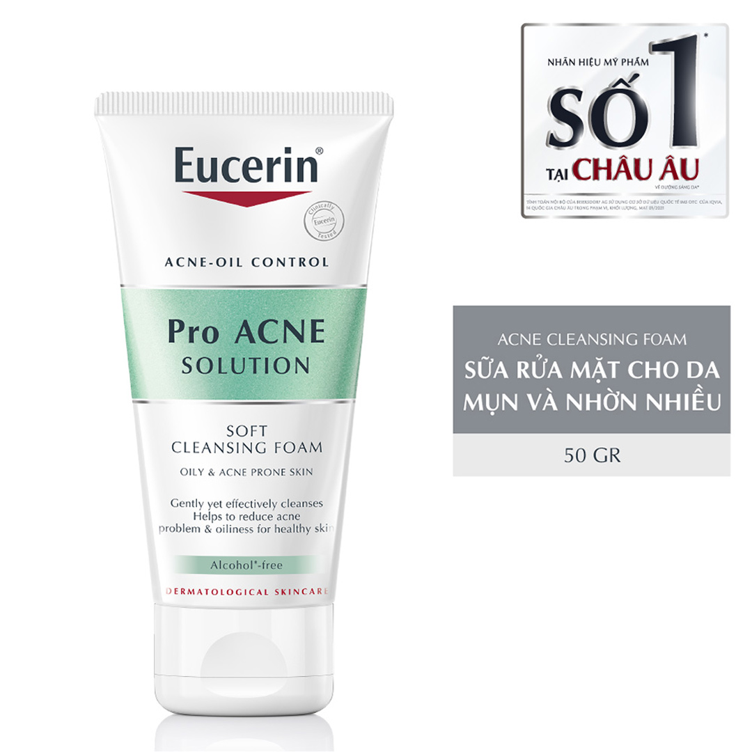 Sữa Rửa Mặt Eucerin Cho Da Mụn Và Nhờn Nhiều 150gr