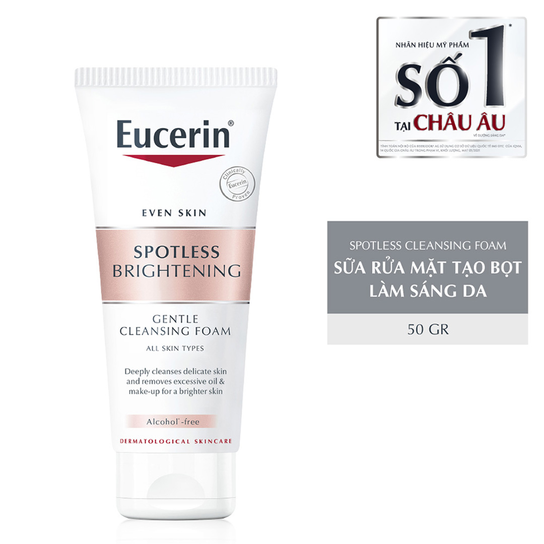 Sữa Rửa Mặt Eucerin Tạo Bọt Làm Sáng Da 150gr