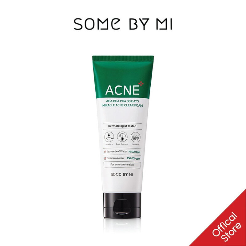Sữa Rửa Mặt Some By Mi AHA-BHA-PHA Cho Da Mụn 100ml