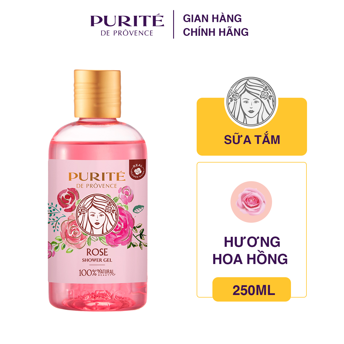 Sữa Tắm Purité Dưỡng Da Mềm Mịn 250ml