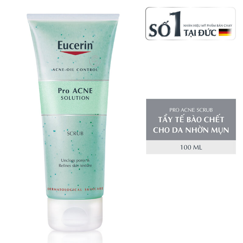 Tẩy Tế Bào Chết Eucerin Dành Cho Da Nhờn Mụn 100ml