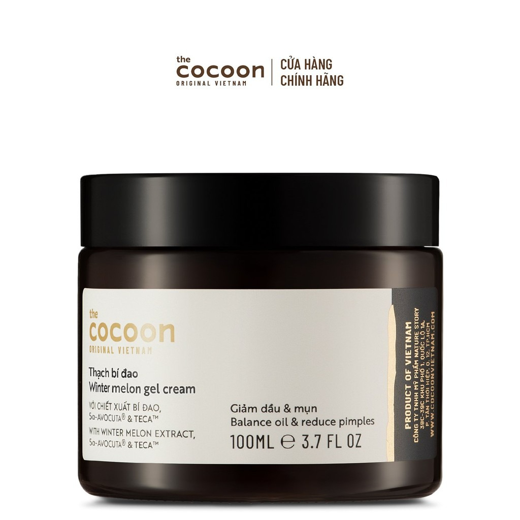 Thạch Bí Đao Cocoon Cung Cấp Ẩm Và Ngăn Ngừa Mụn 30ml