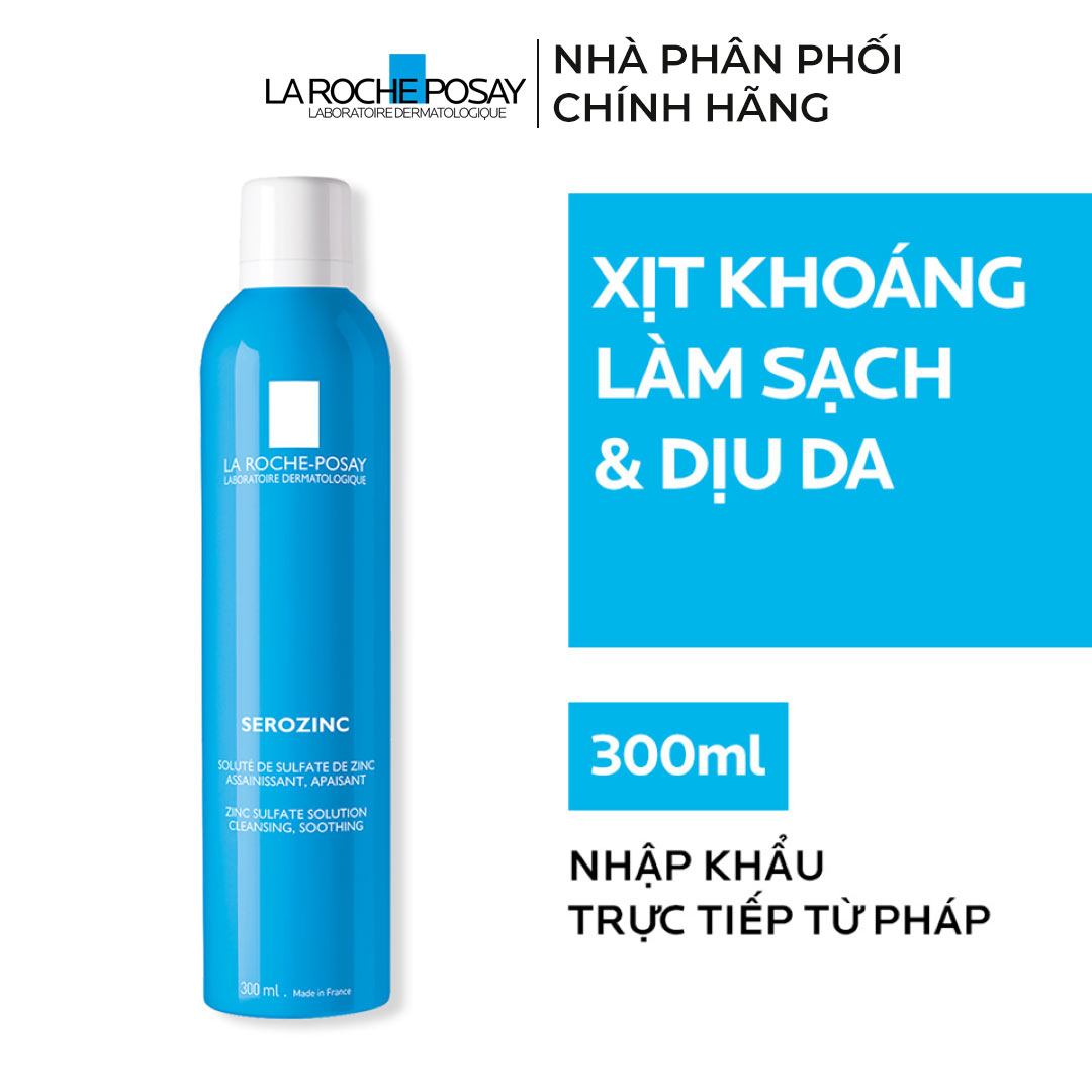 Xịt Khoáng La Roche-Posay Làm Sạch & Dịu Da Dầu Mụn 300ml