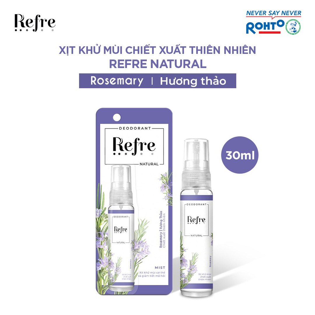 Xịt Khử Mùi Refre Natural Mist