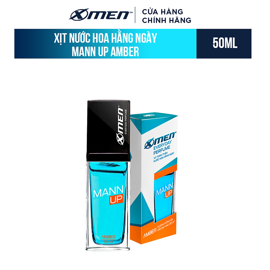 Xịt Nước Hoa Hằng Ngày X-Men Hương Nồng Ấm & Tươi Mát 50ml