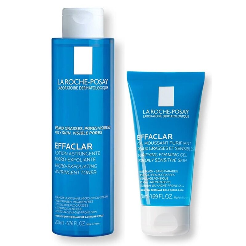 Bộ Đôi La Roche-Posay Cân Bằng, Làm Sạch Cho Da Dầu