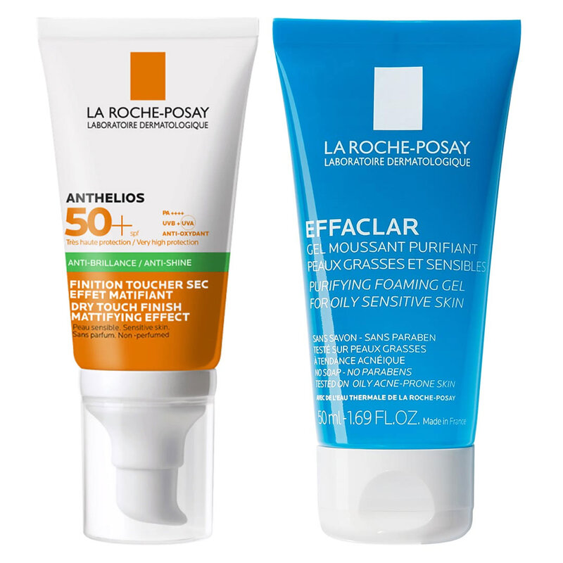 Bộ Đôi La Roche-Posay Chống Nắng Kiểm Soát Dầu & Làm Sạch Da