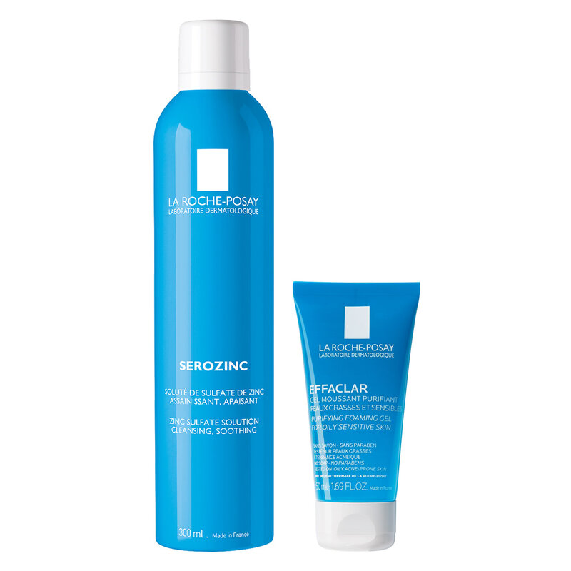 Bộ Đôi La Roche-Posay Làm Dịu & Làm Sạch Cho Da Dầu Mụn