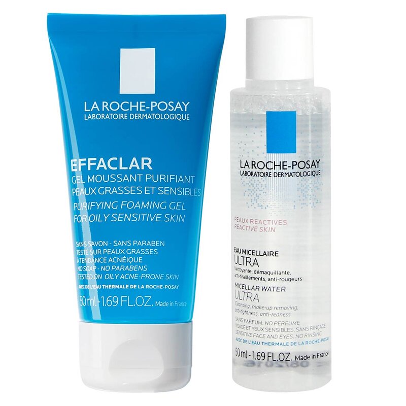 Bộ Đôi La Roche-Posay Làm Sạch Sâu Double Cleansing Da Dầu