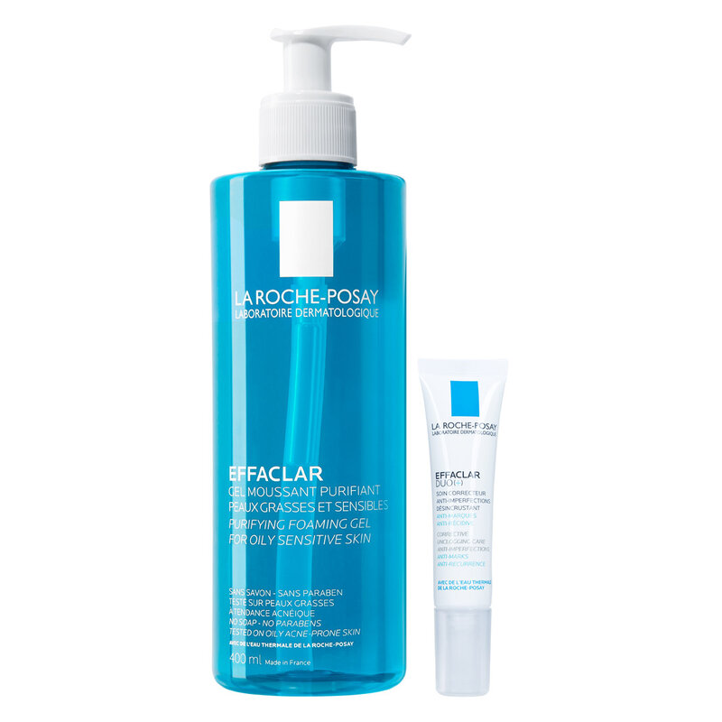 Bộ Đôi La Roche-Posay Làm Sạch Sâu, Giảm Mụn Ngừa Thâm