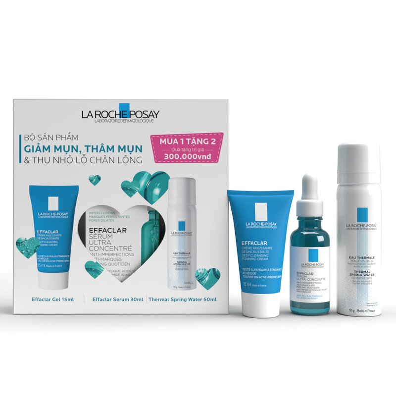 Bộ La Roche Posay Giảm Mụn, Thâm & Thu Nhỏ Lỗ Chân Lông
