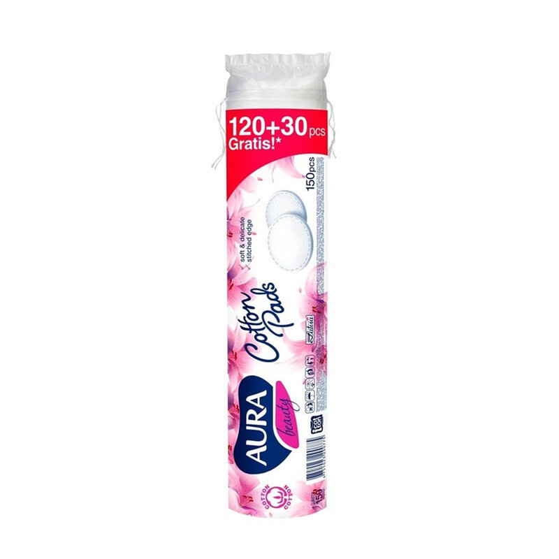 Bông Tẩy Trang Aura Beauty 150 Miếng