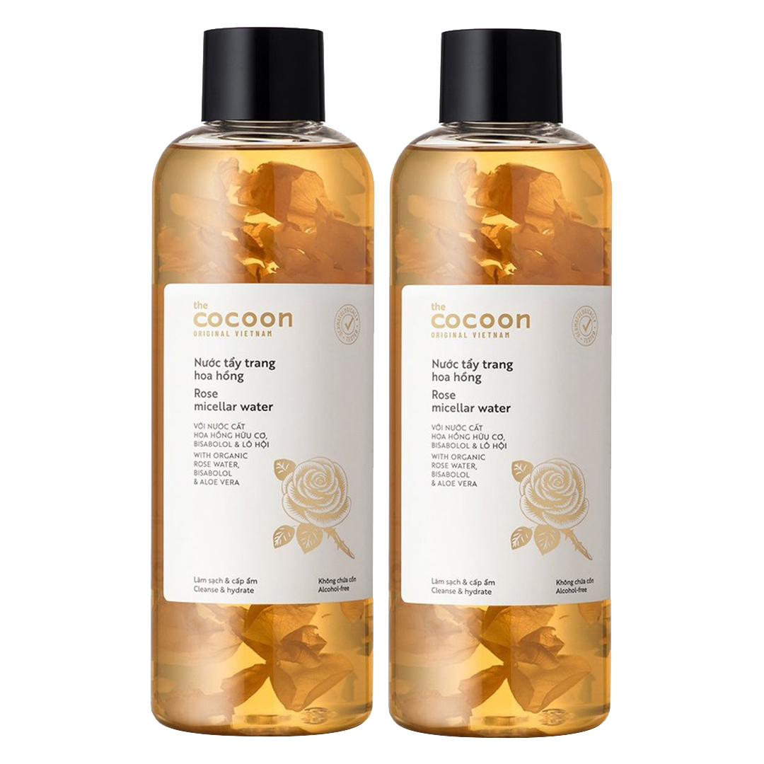 Nước Tẩy Trang Cocoon Hoa Hồng Làm Sạch & Cấp Ẩm 500ml