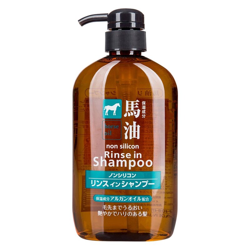Dầu Gội Xả Kumano Kết Hợp 2 Trong 1 Từ Dầu Ngựa 600ml