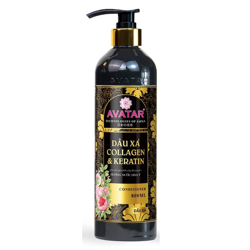 Dầu Xả Avatar Collagen & Keratin Dưỡng Ẩm Phục Hồi Tóc 800ml