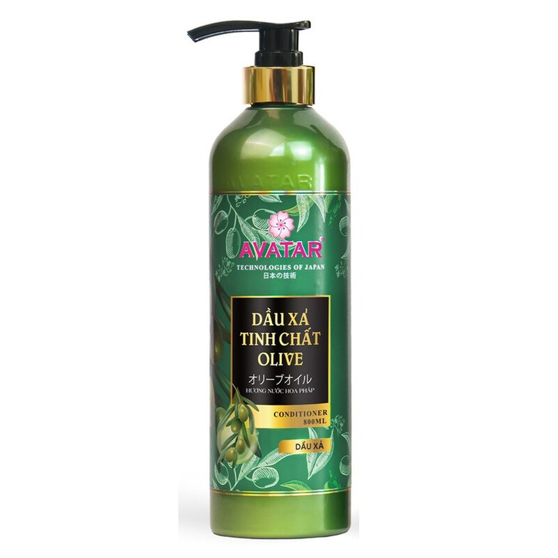 Dầu Xả Avatar Tinh Chất Olive Giúp Tóc Bồng Bềnh 800ml