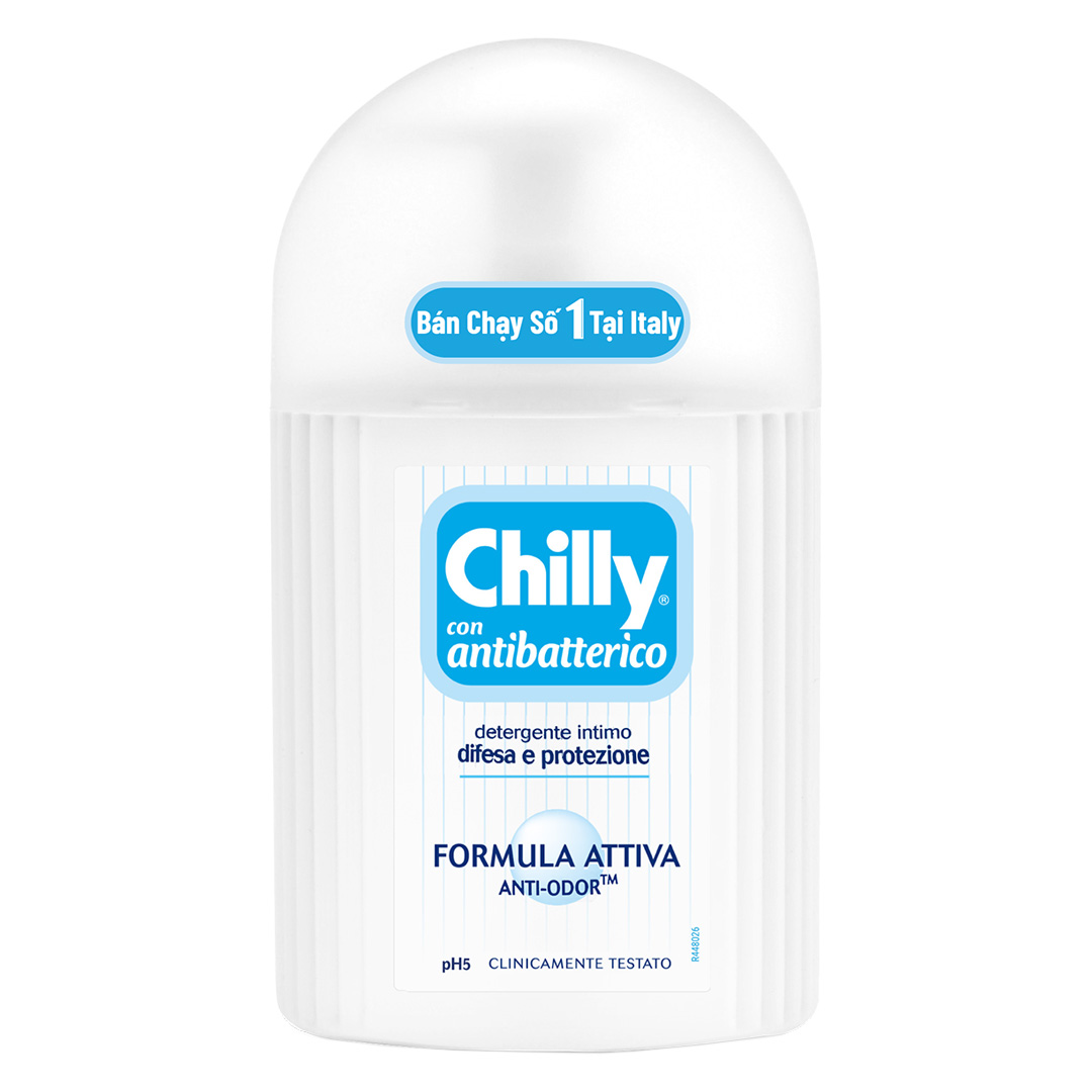 Dung Dịch Vệ Sinh Phụ Nữ Chilly Kháng Khuẩn 200ml 