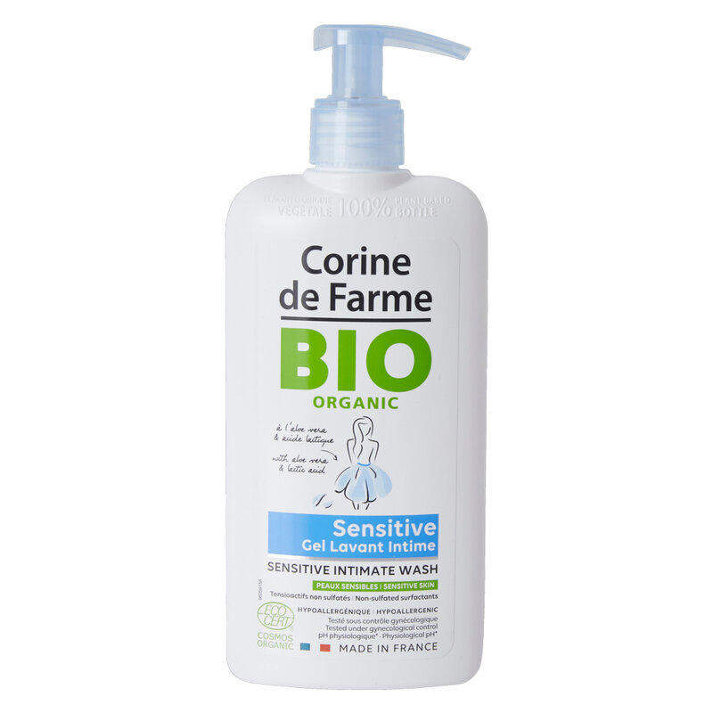 Gel Vệ Sinh Phụ Nữ Hữu Cơ Corine de Farme Da Nhạy Cảm 250ml